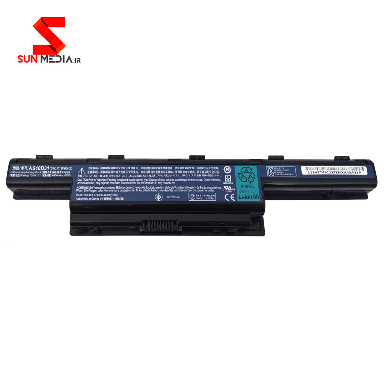 باتری لپ تاپ ایسر Battery Acer E1-571G AS10D31