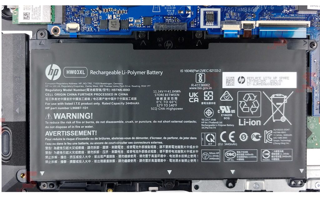 باتری لپ تاپ اچ پی مدل HP Pavilion 15 EG0354 - C battery