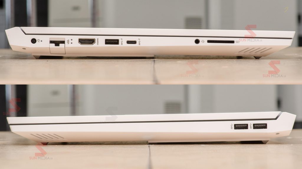 پورت های لپ تاپ 16 اینچی اچ پی مدل HP VICTUS 16T D0019-A port s
