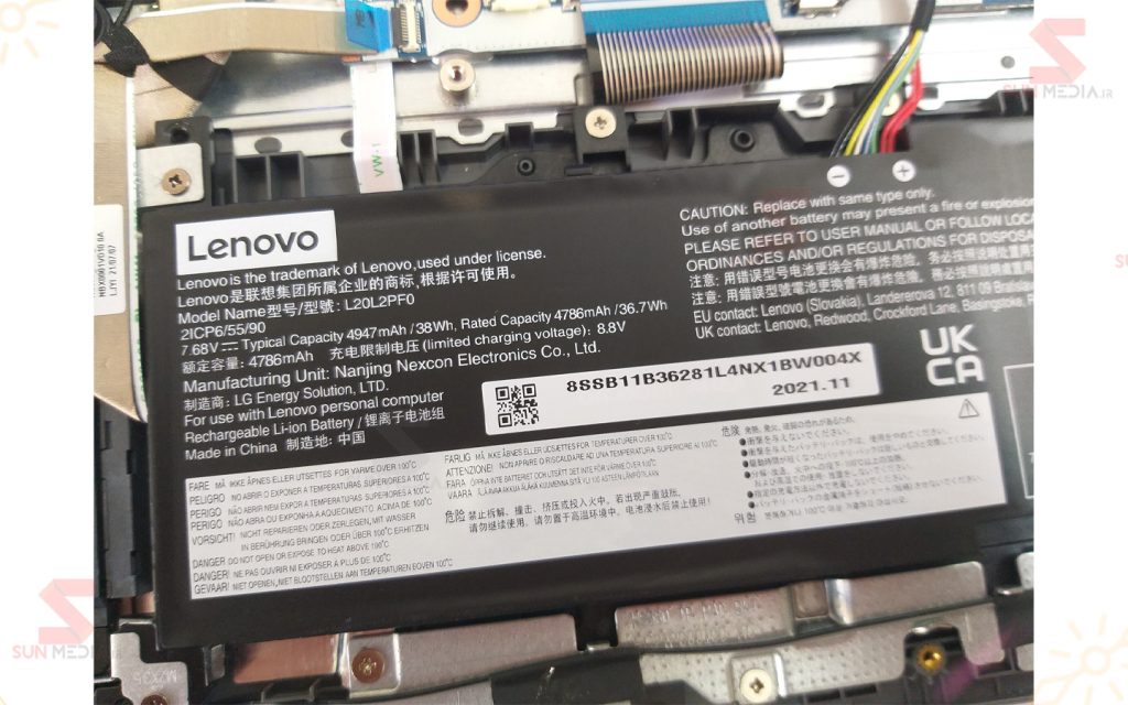 باتری لپ تاپ 15.6 اینچی لنوو مدل Lenovo IdeaPad 3 15ITL05 - E battery