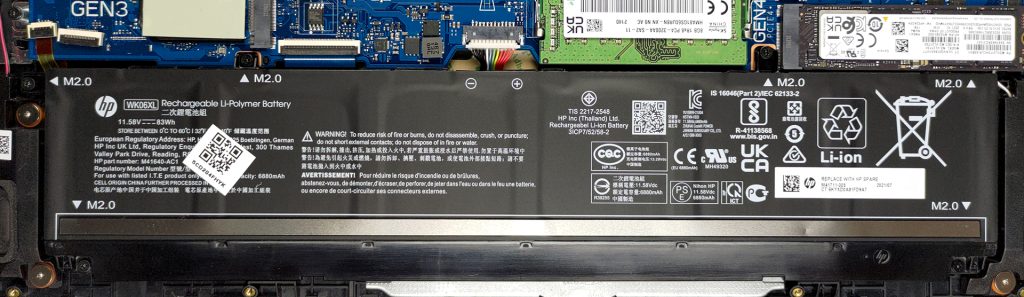 باتری لپ تاپ 16 اینچی اچ پی مدل HP OMEN 16 B0003-A battery