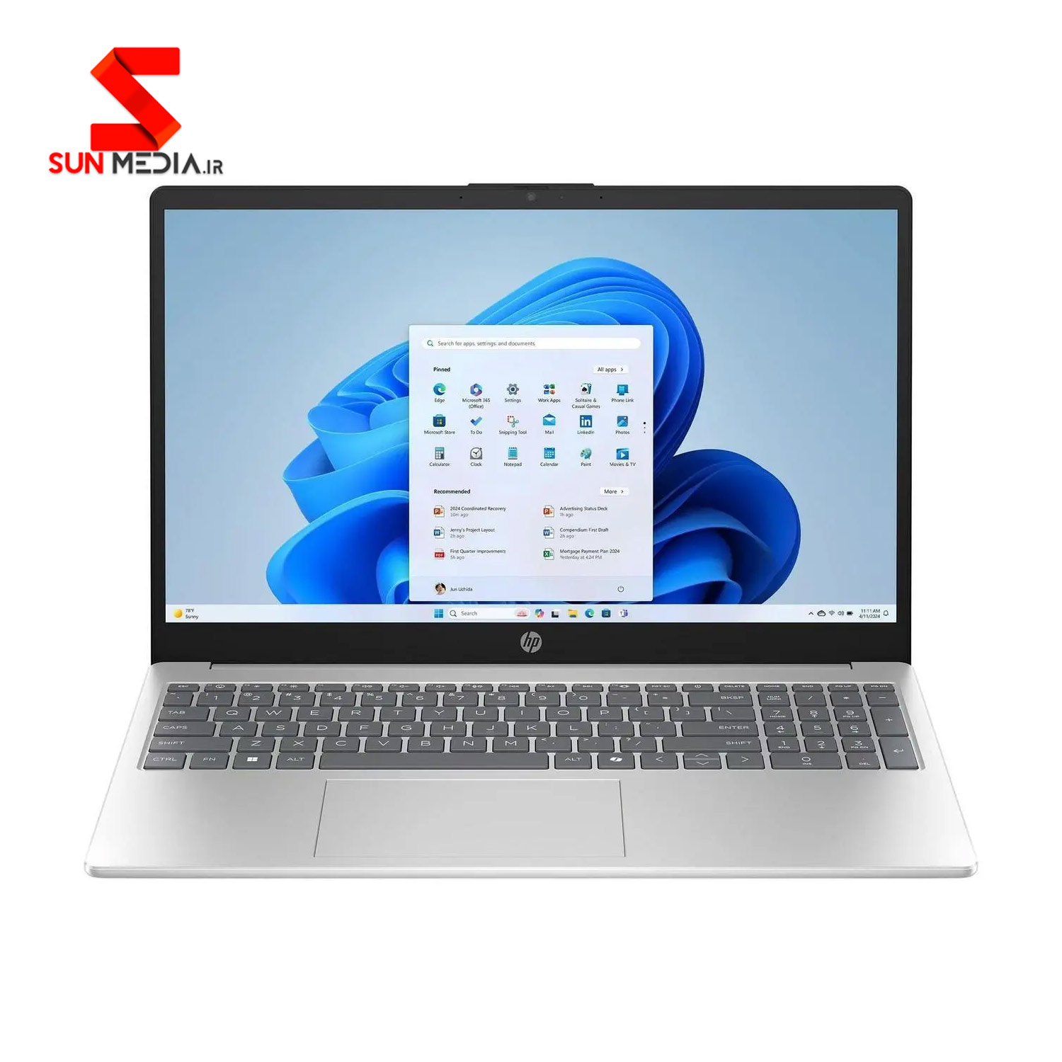 fd0250wm لپ تاپ اچ پی 15.6 اینچی مدل HP FD0230WM i3 1315U 8GB 256GB UHD TOUCH